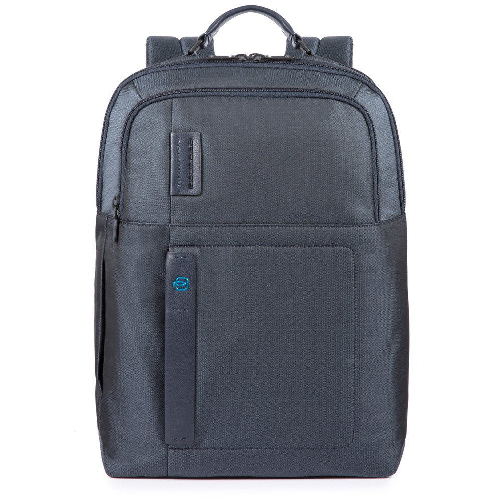 PIQUADRO PULSE P16 LINIE
15,6" PC- und iPad-Rucksack aus blauem Stoff - CA4174P16