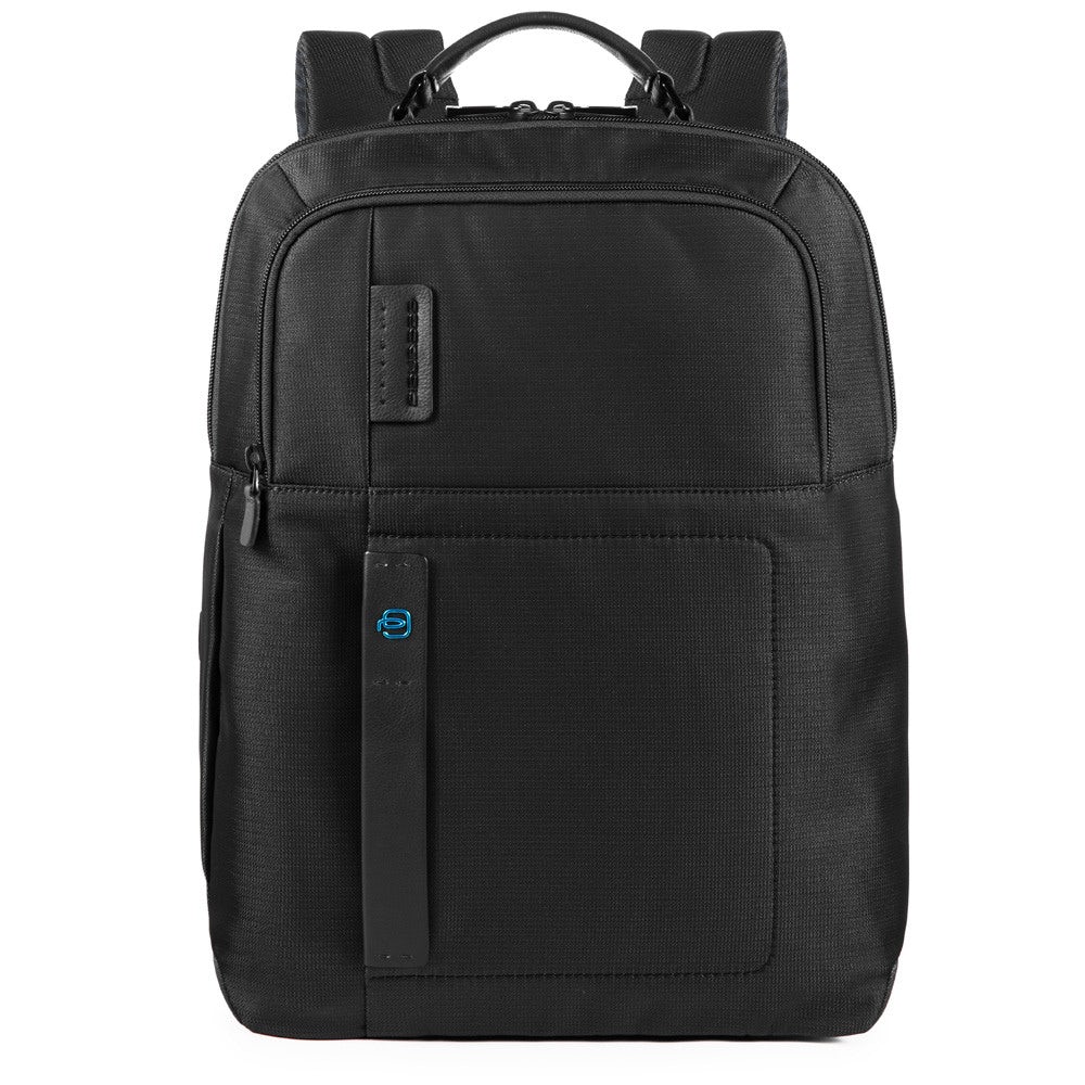 PIQUADRO Pulse P16-Linie
15,6" PC- und iPad-Rucksack aus Chevron-Stoff in Schwarz - CA4174P16