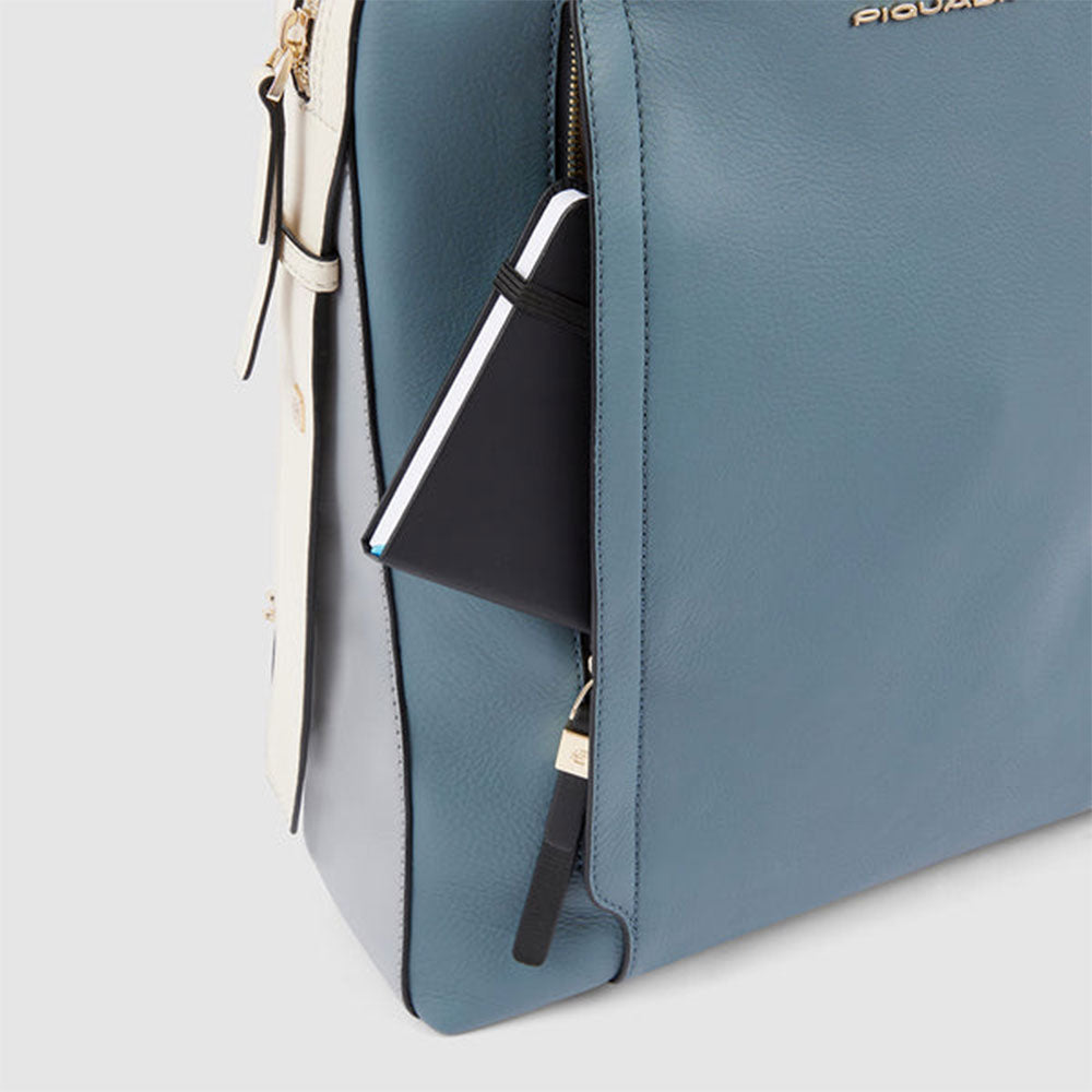 Zaino Donna PIQUADRO Porta Computer in Pelle Colore Marrone Linea Circle - CA4576W92