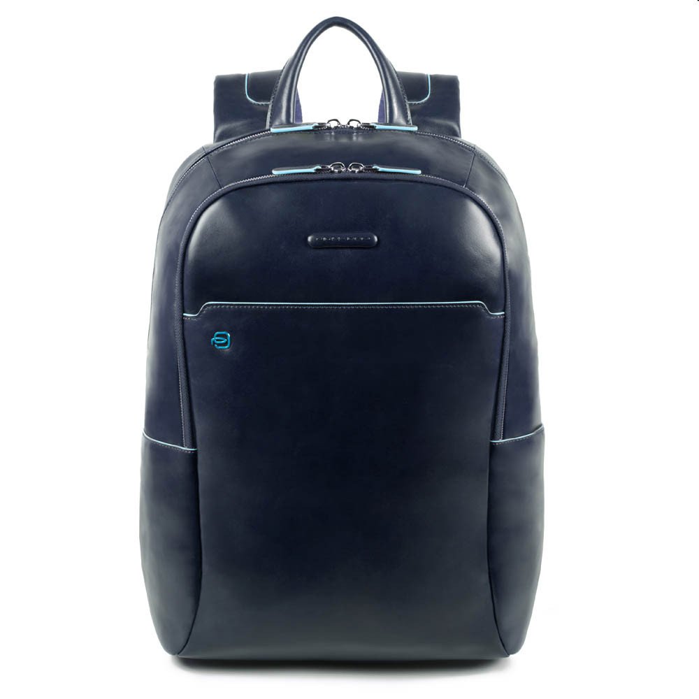 Zaino Porta Pc 15,6" - PIQUADRO linea Blue Square Pelle Blu CA4762B2