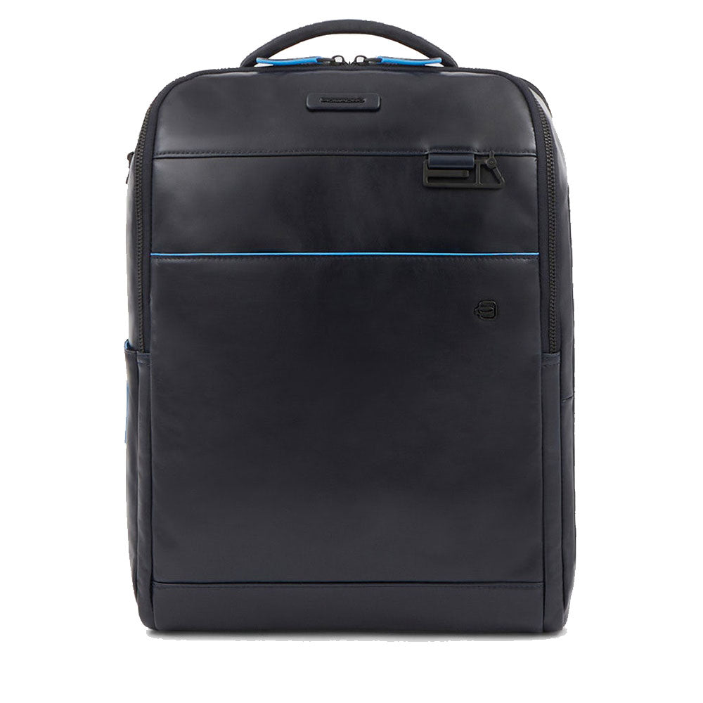 Piquadro - Zaino porta pc 14'' in pelle Blue Square Revamp Piquadro - Zaino porta pc 14'' in pelle Blue Square Revamp
