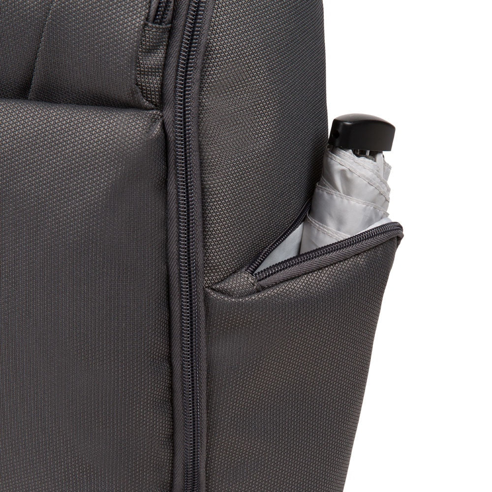 PIQUADRO Herrenrucksack aus militärgrünem Leder und Stoff für 14-Zoll-PC und iPad Trakai Line CA5524W109