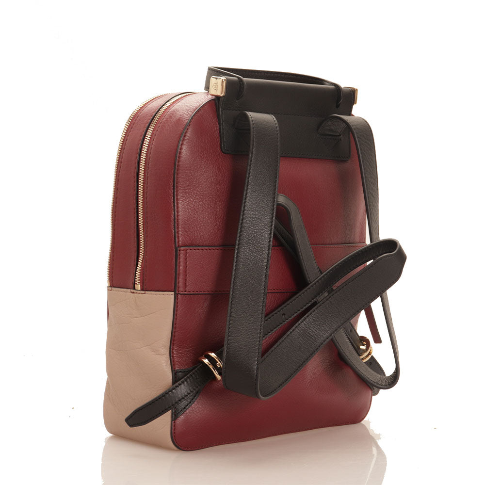 Zaino Donna Porta Pc e Tablet PIQUADRO linea Circle in Pelle Rossa - CA5566W92