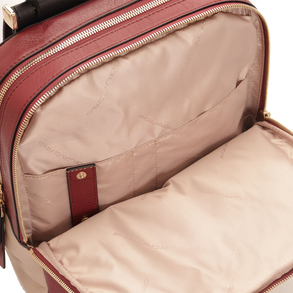 Zaino Donna Porta Pc e Tablet PIQUADRO linea Circle in Pelle Rossa - CA5566W92