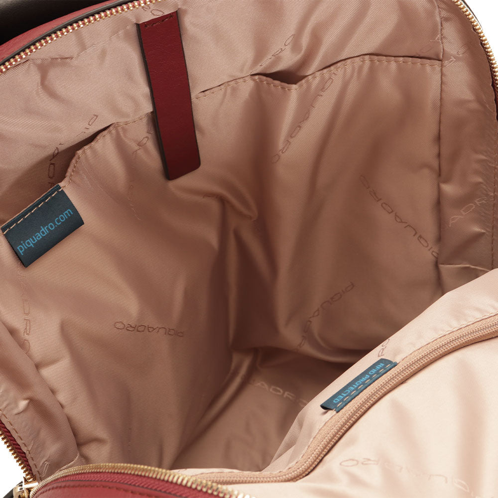 Zaino Donna Porta Pc e Tablet PIQUADRO linea Circle in Pelle Rossa - CA5566W92