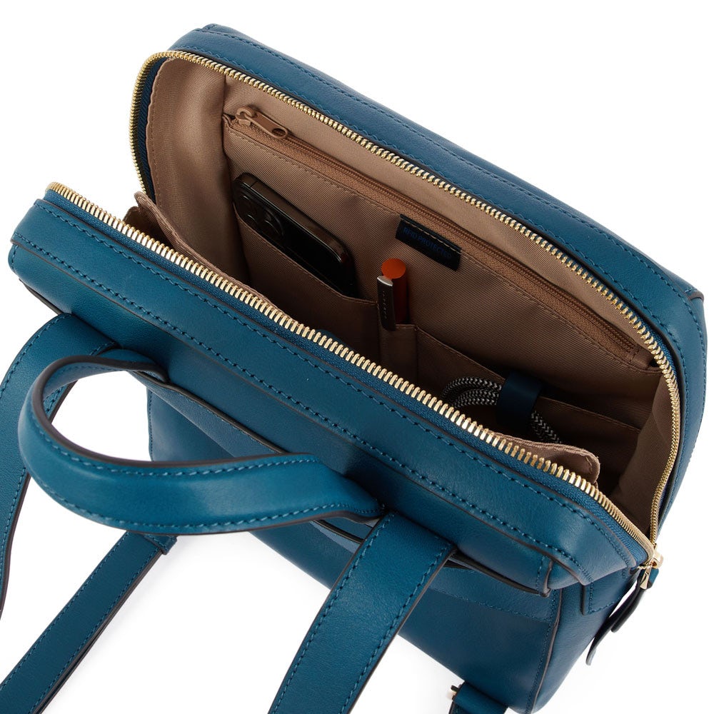 Zaino Donna Porta iPad PIQUADRO linea Dafne in Pelle color Cuoio CA5733DF