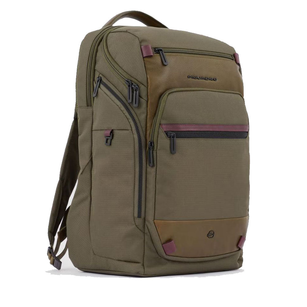 Zaino PIQUADRO Porta Computer 15,6" iPad®Pro 12,9'' Linea Keith Colore Verde - CA5845W115