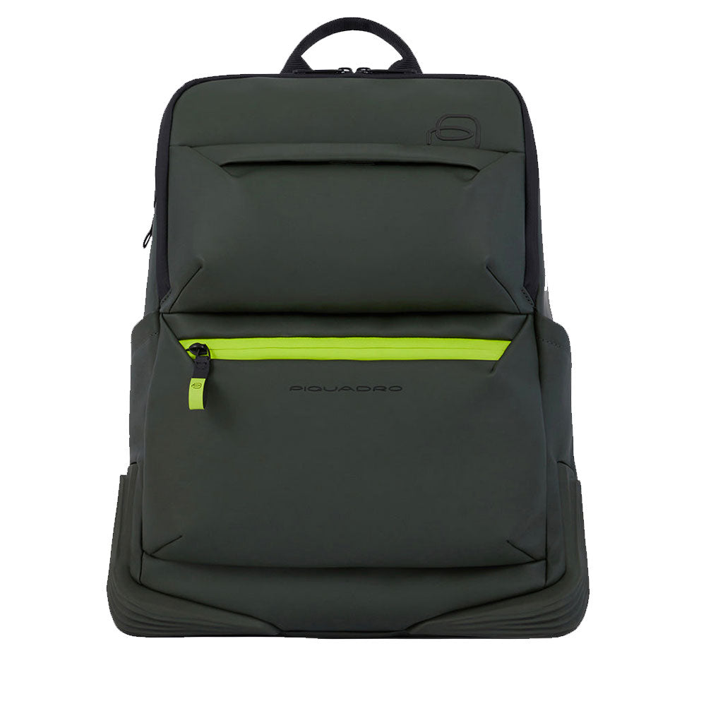 PIQUADRO Gummirucksack mit 14,00" PC-Halterung und iPad® Farbe Grün - CA5856C2OW