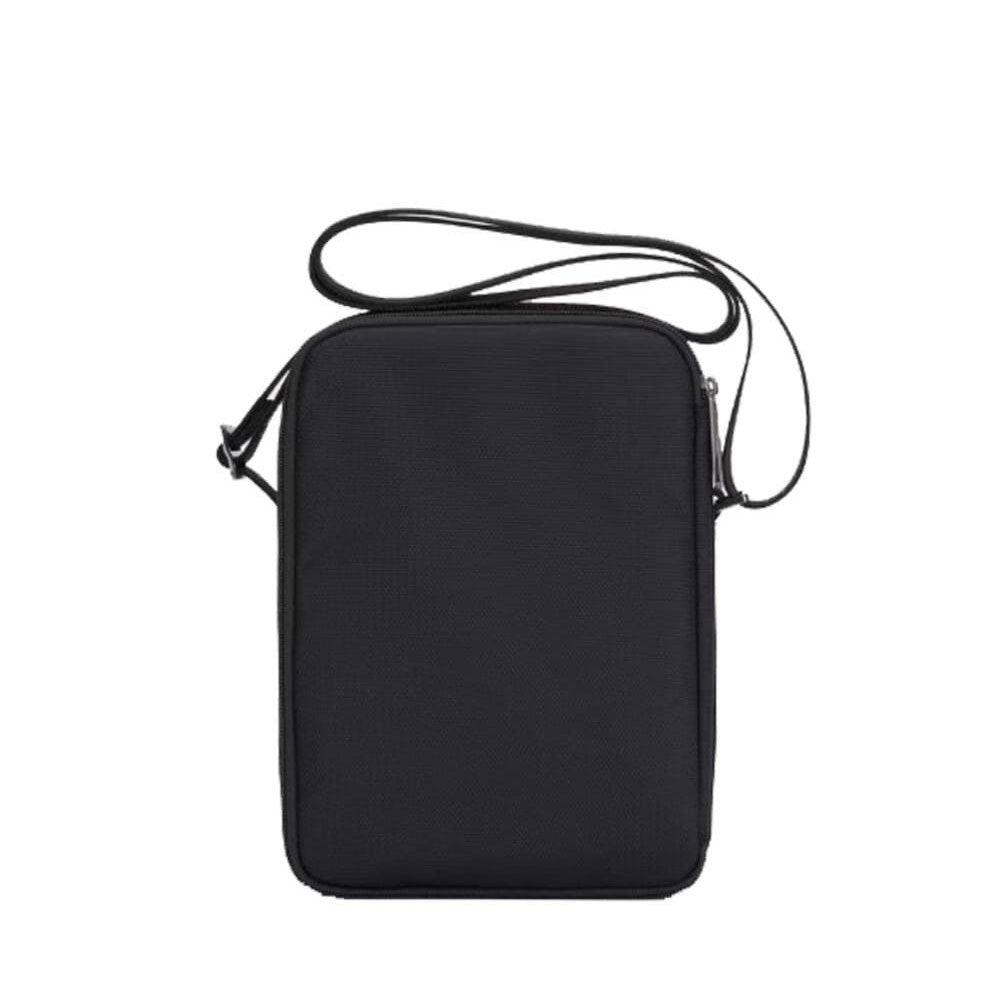 Borsello Uomo Piquadro in Tessuto e Pelle Colore Nero Porta iPad mini Linea Brief 2 - CA5937BR2