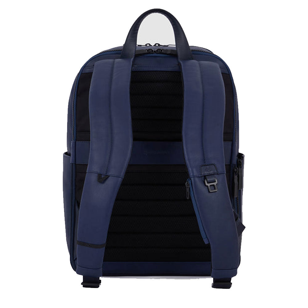 Zaino PIQUADRO Espandibile con porta Pc 14" in Pelle Blu Linea Aye - CA5988W119