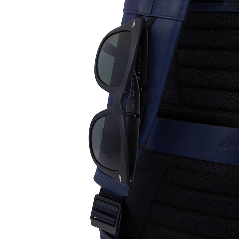 Zaino PIQUADRO Espandibile con porta Pc 14" in Pelle Gialla Linea Aye - CA5988W119