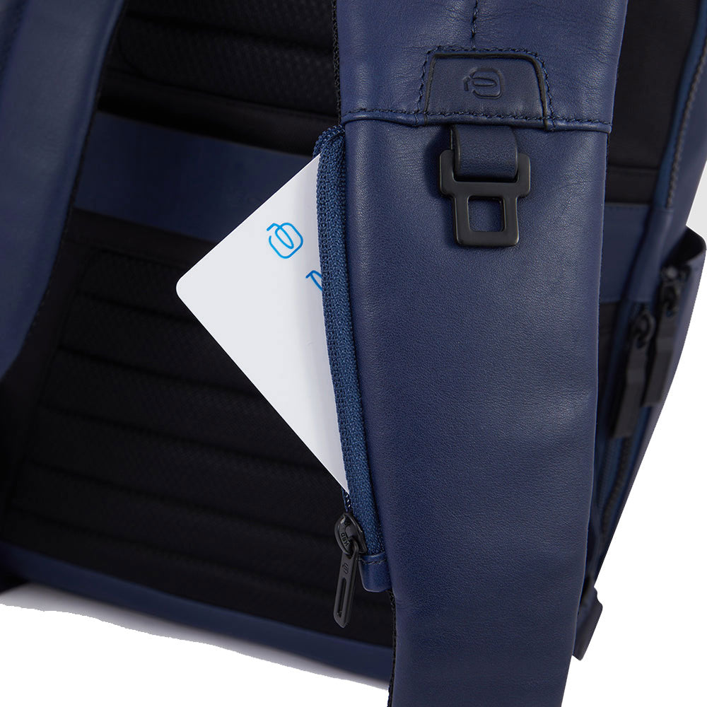 Zaino PIQUADRO Espandibile con porta Pc 14" in Pelle Gialla Linea Aye - CA5988W119