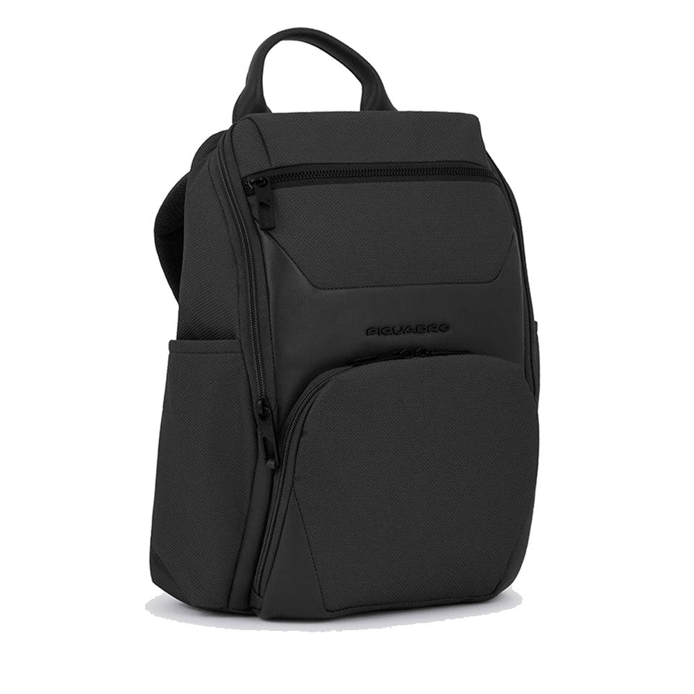 Zaino PIQUADRO porta PC 13,3" in Nylon Riciclato Linea Gio Colore Nero - CA6013S124