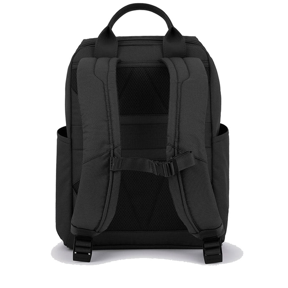 Zaino PIQUADRO porta PC 13,3" in Nylon Riciclato Linea Gio Colore Nero - CA6013S124