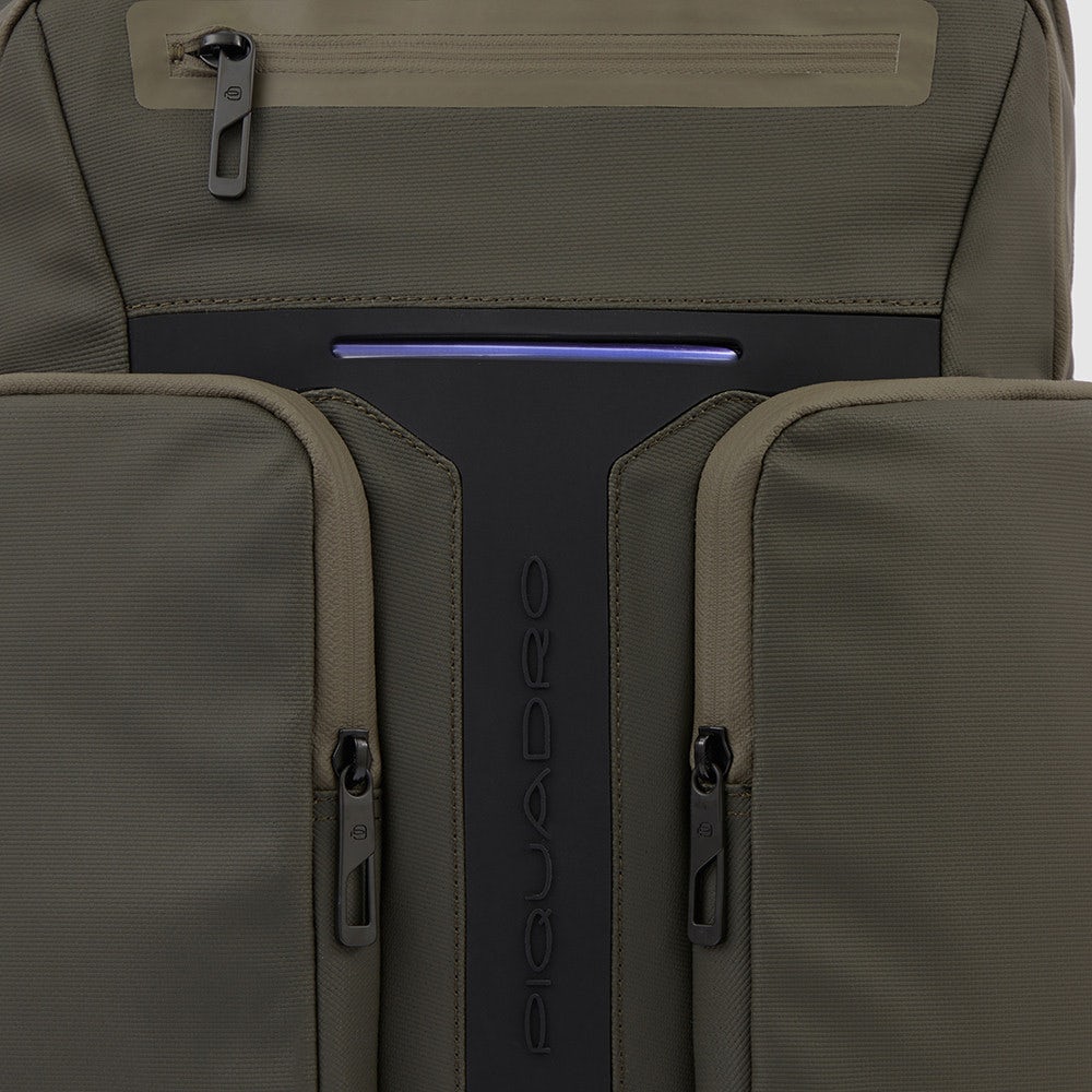 Zaino PIQUADRO porta PC 14" con Tasca Impermeabile Linea Hìdor Colore Nero - CA6135IPL