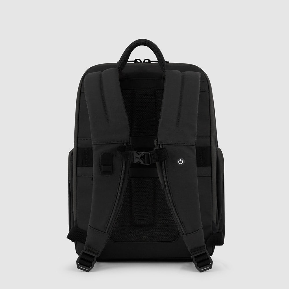 Zaino PIQUADRO porta PC 14" con Tasca Impermeabile Linea Hìdor Colore Nero - CA6135IPL