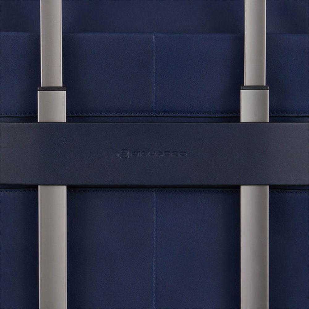Cartella Porta Pc 15,6" PIQUADRO in Pelle Blu Linea Aye - CA6203W119