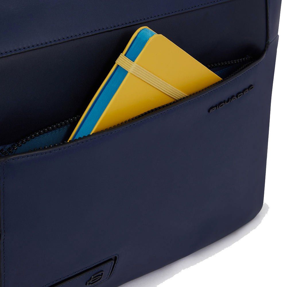 Cartella Porta Pc 15,6" PIQUADRO in Pelle Blu Linea Aye - CA6203W119