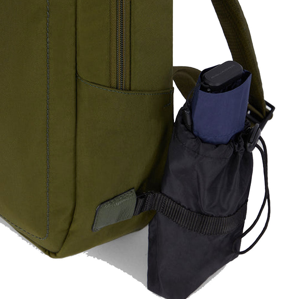 PIQUADRO Rucksack für 14-Zoll-PC aus schwarzem Stoff, Linie P16S2 – CA6232P16S2
