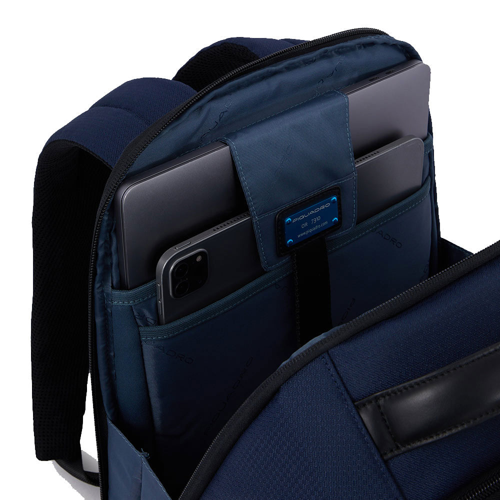PIQUADRO Wollem Line – CA6238W129
Rucksack für 14-Zoll-PC aus blauem Stoff