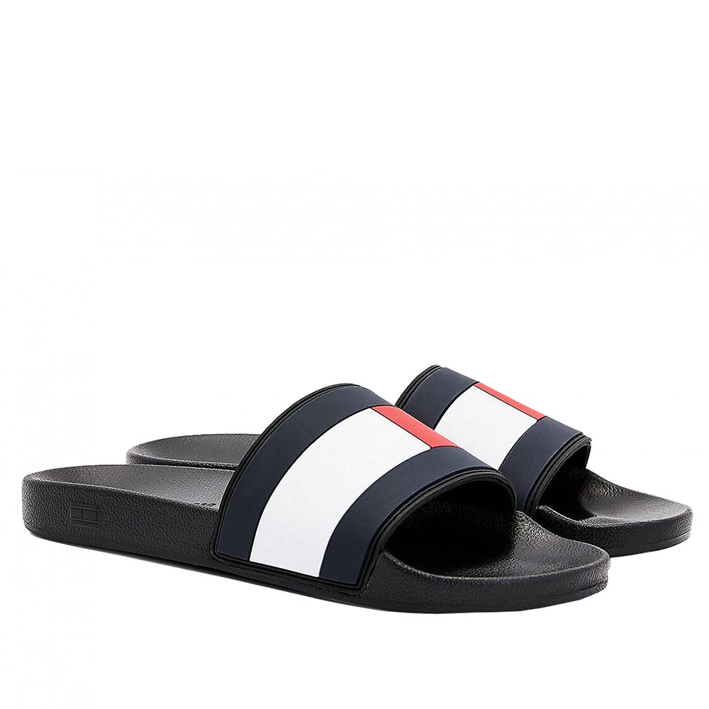 Ciabatte da Uomo TOMMY HILFIGER linea Essential Flag Nero