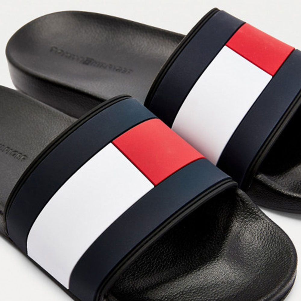 Ciabatte da Uomo TOMMY HILFIGER linea Essential Flag Nero