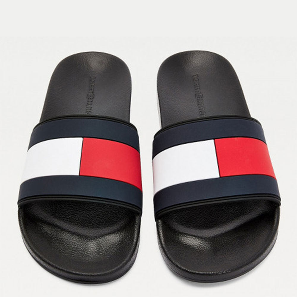 Ciabatte da Uomo TOMMY HILFIGER linea Essential Flag Nero