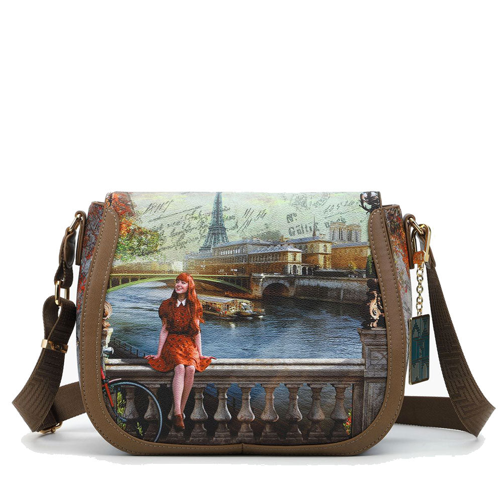 Happiness Borse Y Not Scontate Cuoieria Borsa Donna A Tracolla Y