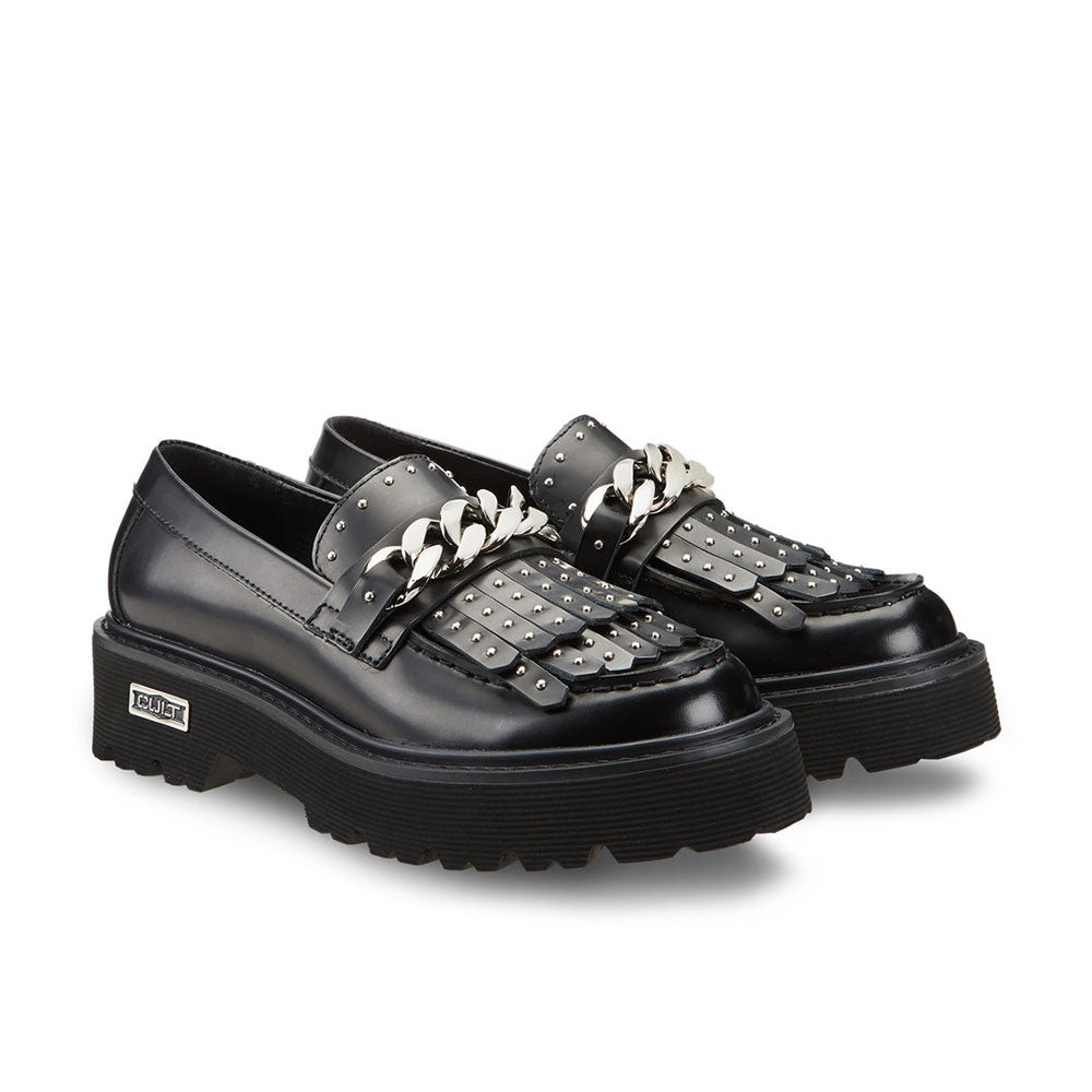 Scarpe Donna CULT Slash 3194 Mocassino in Pelle Nera