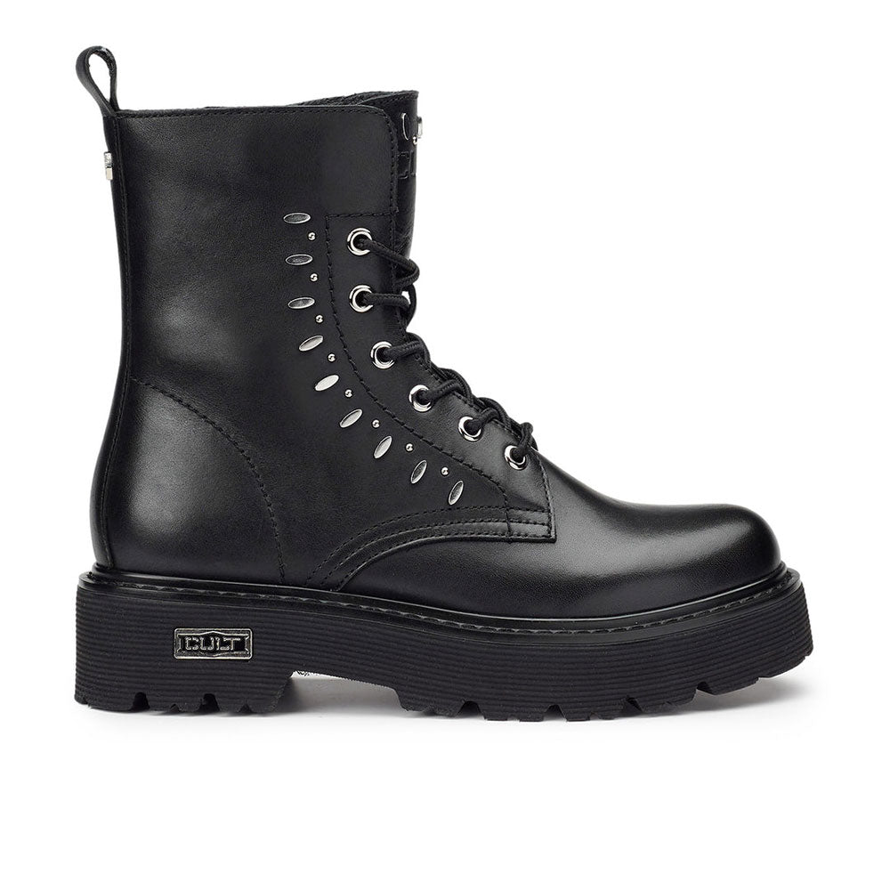 Scarpe Donna CULT Slash 3906 Anfibi in Pelle Nera con Borchie