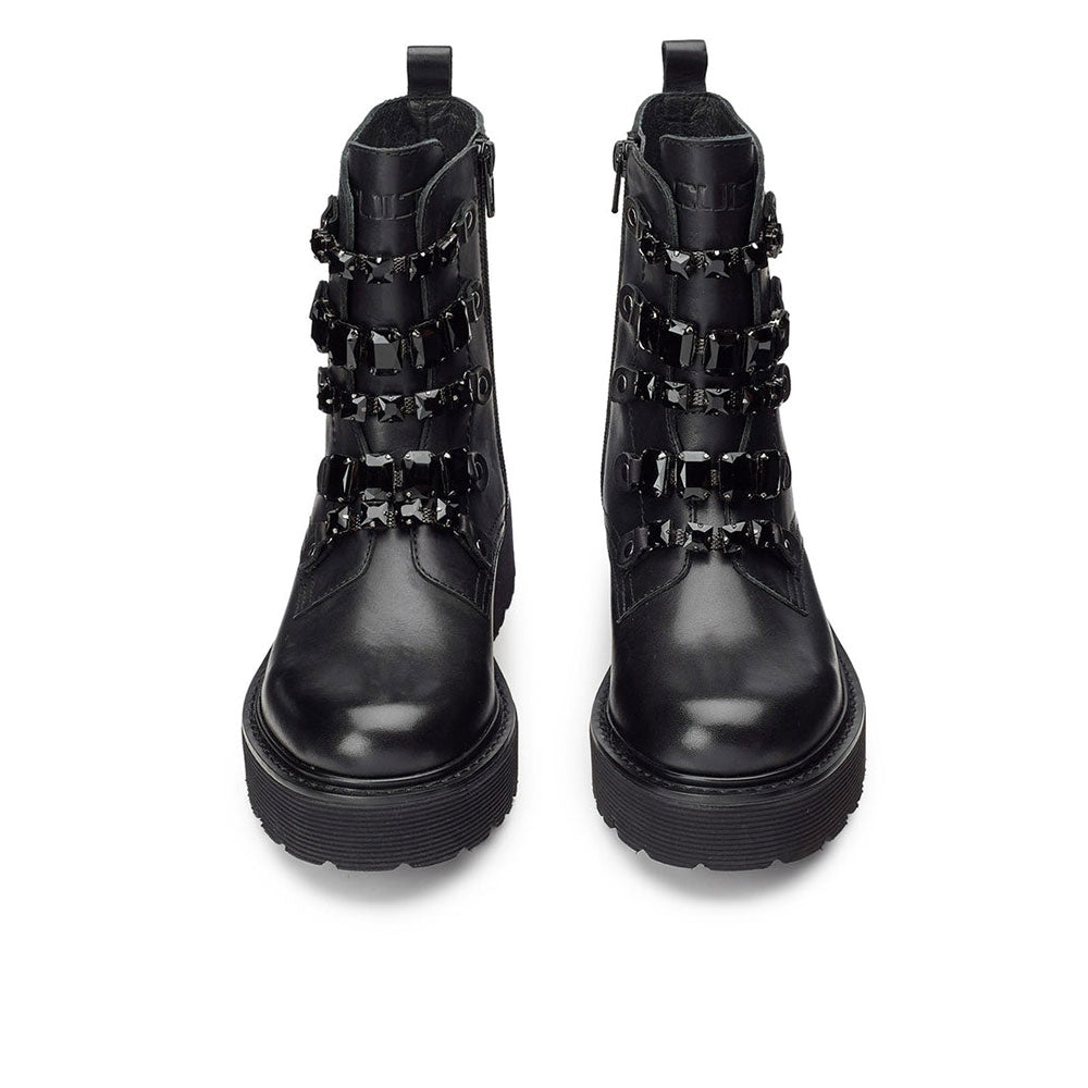 Scarpe Donna CULT Slash 3907 Anfibi in Pelle Nera