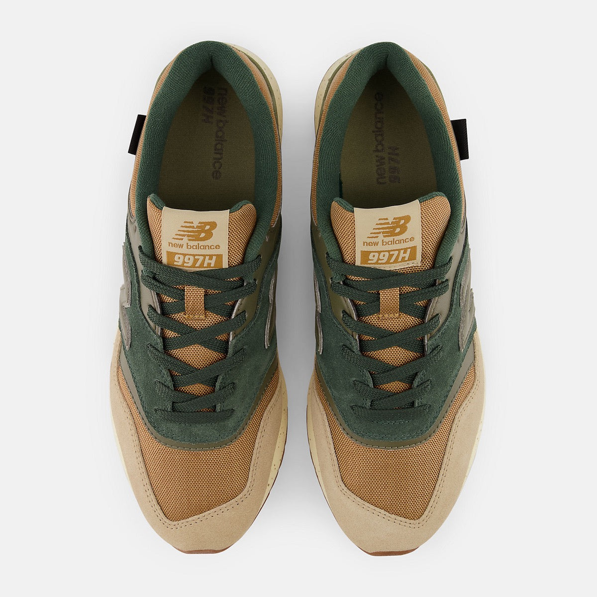 Scarpe Uomo NEW BALANCE Sneakers 997H in Pelle Scamosciata e Mesh colore Dark Camo Green