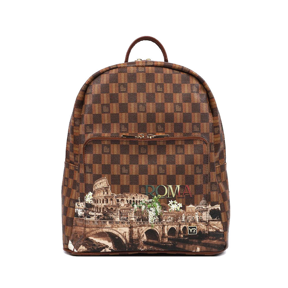 Y NOT Damenrucksack mit Außentasche CIT-006 Rom