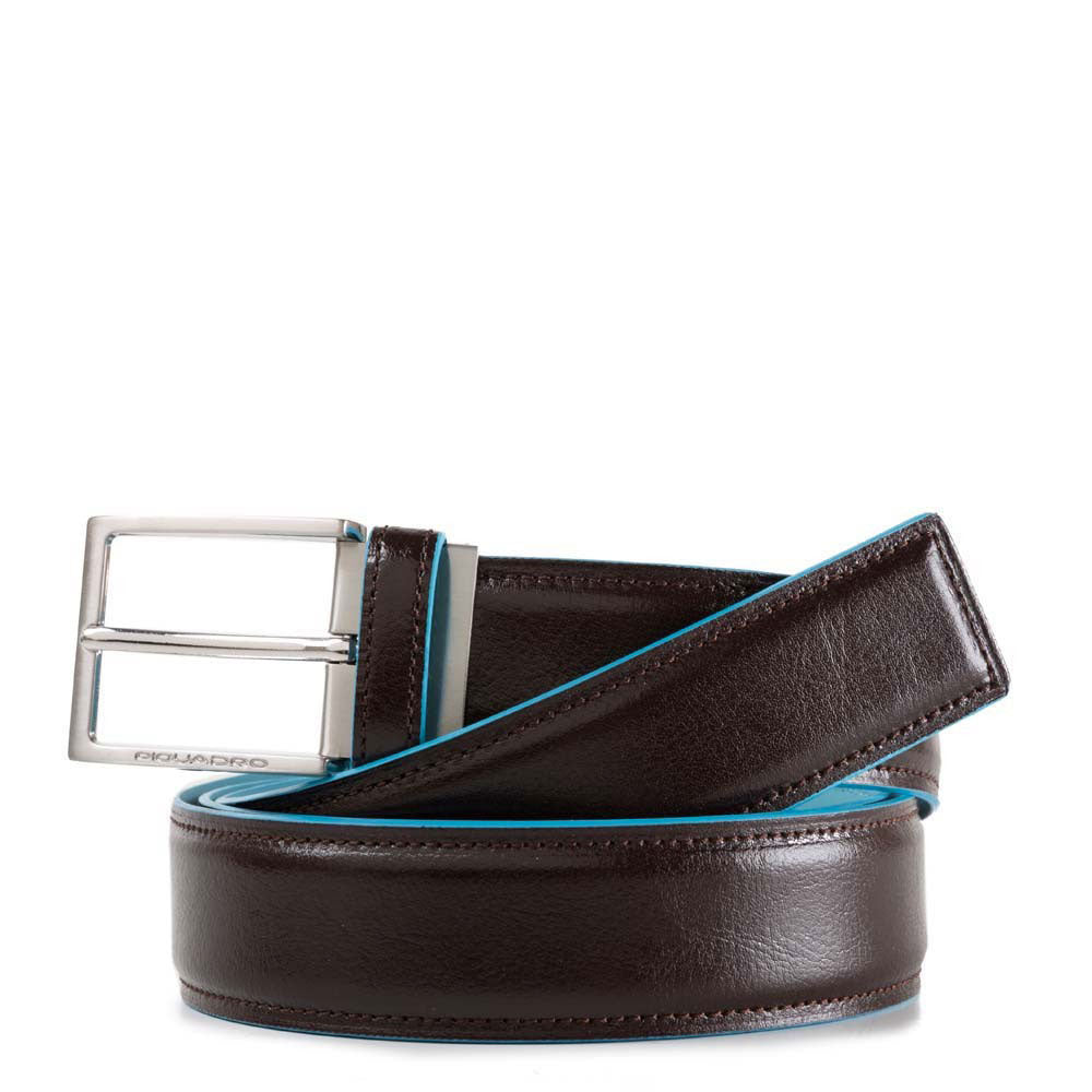 Cintura Uomo PIQUADRO in Pelle Mogano Linea Blue Square - CU4207B2