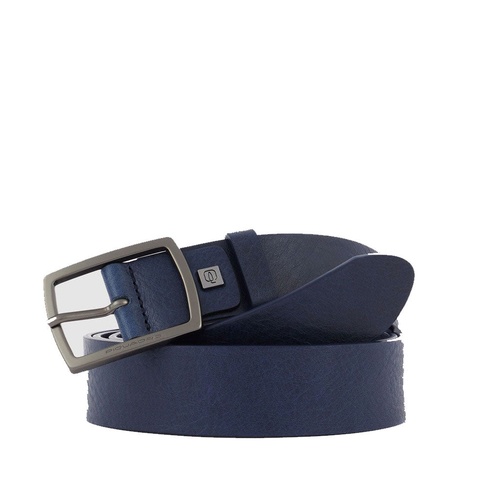 Cintura Da Uomo Elegante In Vera Pelle Per Cerimonie - Nero, Blu, Bordeaux - Con Etichette