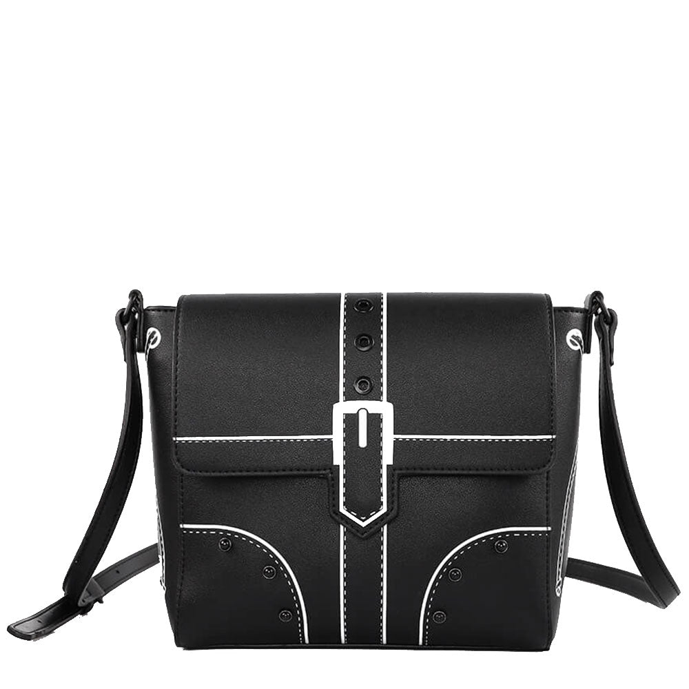 Borsa Donna a Tracolla Y NOT linea Dream Monochrome Black D003