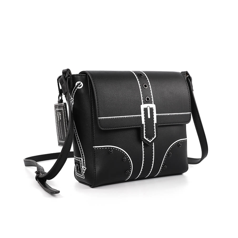 Borsa Donna a Tracolla Y NOT linea Dream Monochrome Black D003