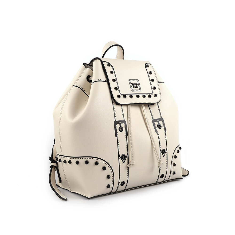 Y NOT Damenrucksack Dream Monochrome Milk Linie D005