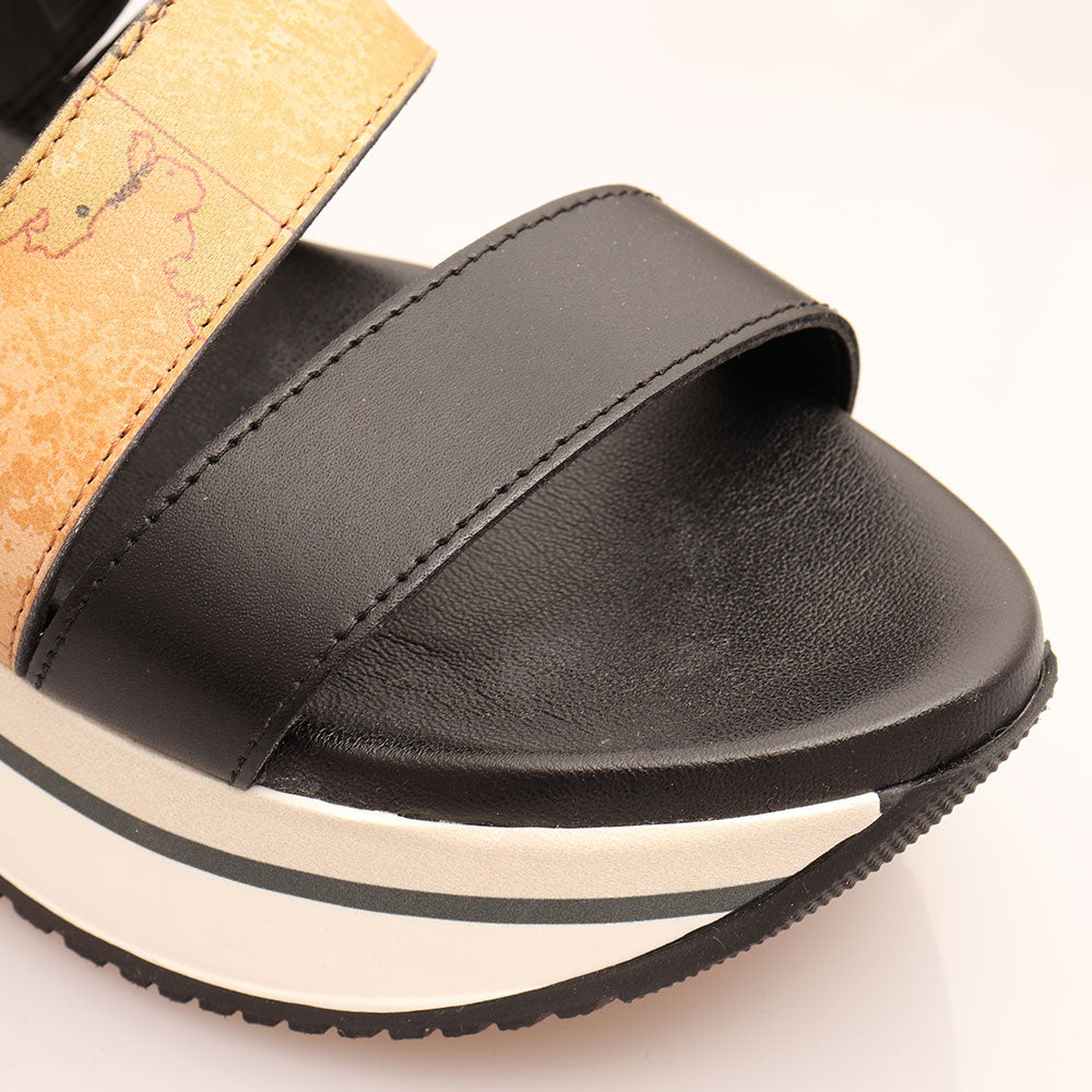 Sandali Donna in Pelle Alviero Martini 1A Classe linea Geo Classic Nero E110
