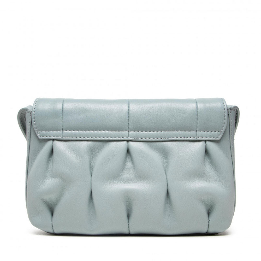 Borsa Donna a Tracolla COCCINELLE in Pelle Liscia Linea Marquise Colore Cloud Misura Piccola