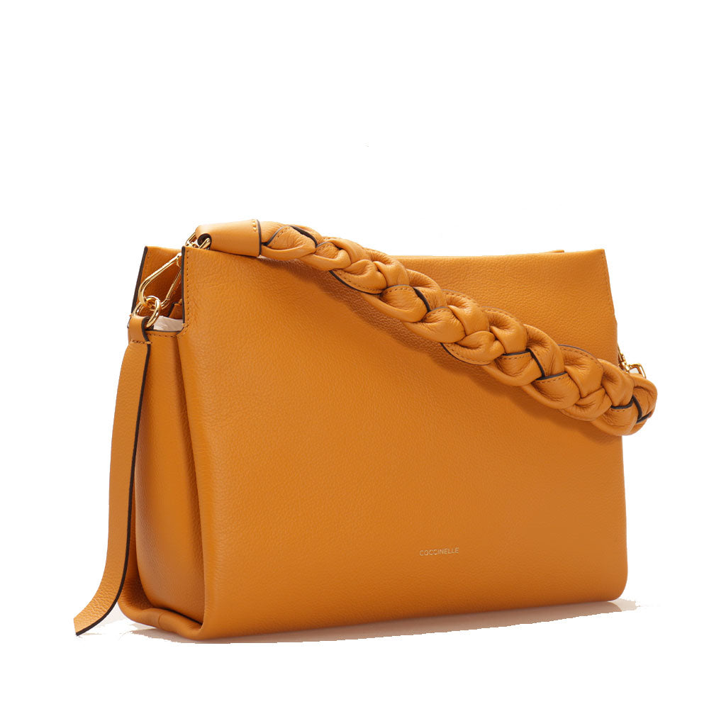 Borsa Donna a Mano COCCINELLE in Pelle linea Boheme Medium colore Resina