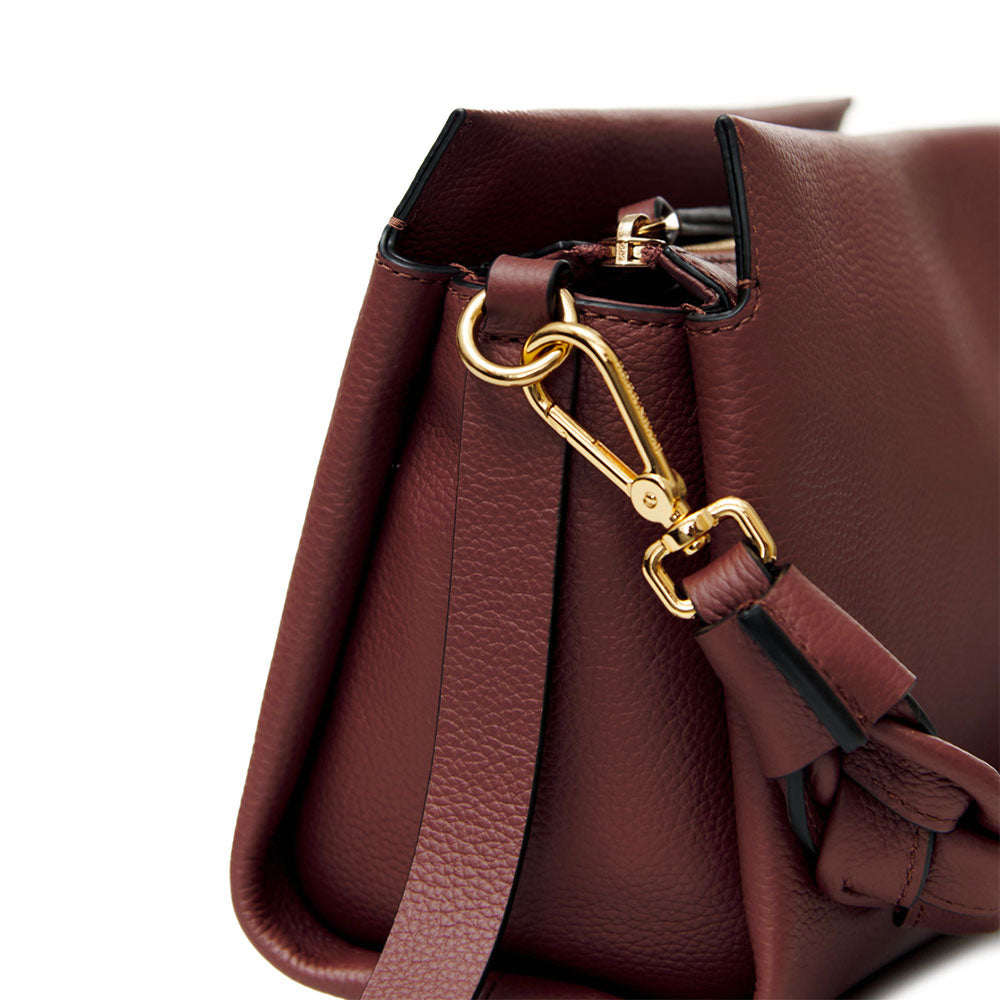 Borsa Donna a Mano COCCINELLE in Pelle Linea Boheme Small colore Carruba