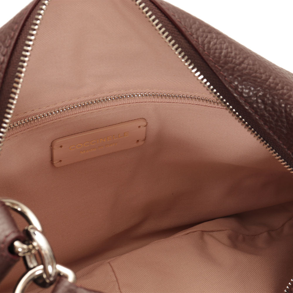 Borsa Donna a Spalla COCCINELLE in Pelle Linea Maelody Colore Cola - E1M5F130102