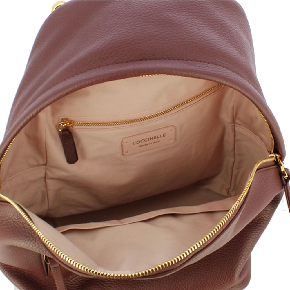 Zaino Donna COCCINELLE linea Maelody in Pelle colore Carruba