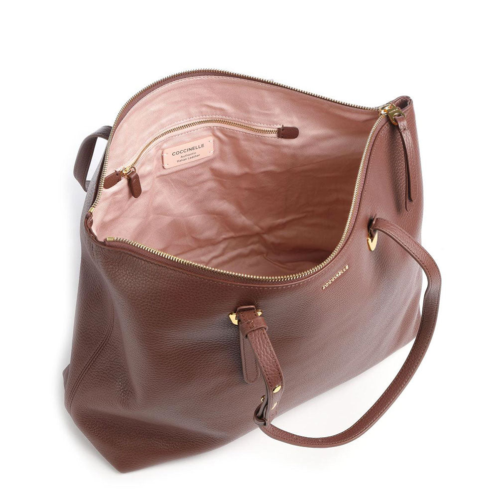 Borsa Shopping COCCINELLE Linea Lea in Pelle Carruba