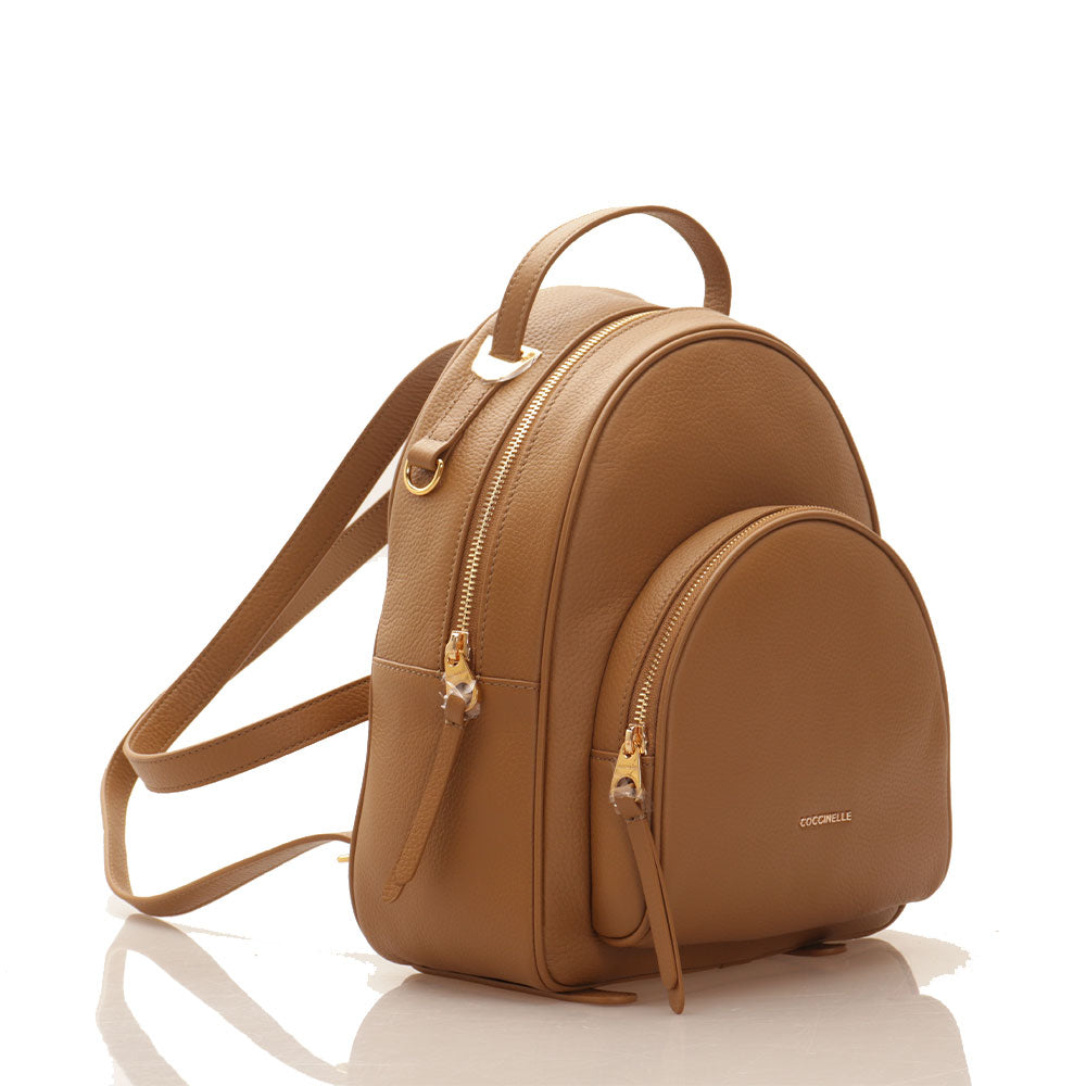 Zaino Donna COCCINELLE linea Lea in Pelle Nocciola