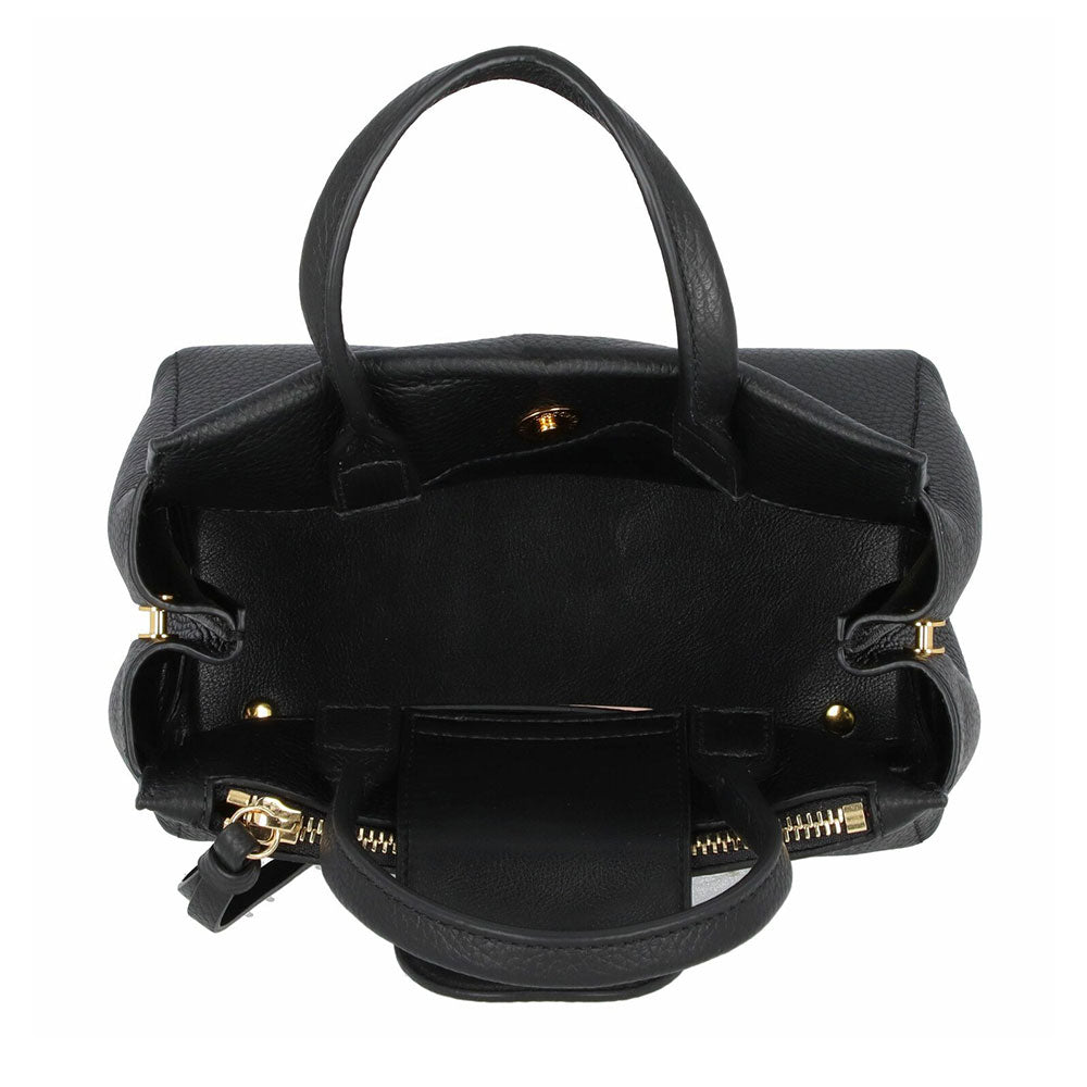 Borsa Donna a Mano COCCINELLE in Pelle linea Arlettis Colore Nero Misura Piccola