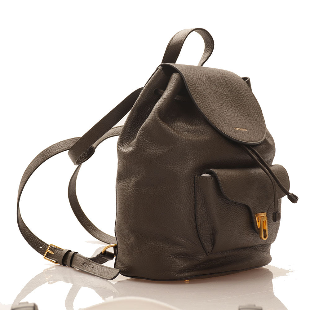 Zaino Donna COCCINELLE in Pelle Bark Linea Beat Misura Grande