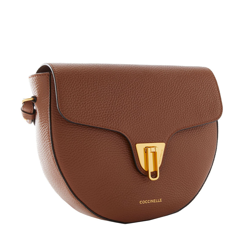 Borsa Donna a Tracolla COCCINELLE in Pelle linea Beat Soft Medium colore Brule