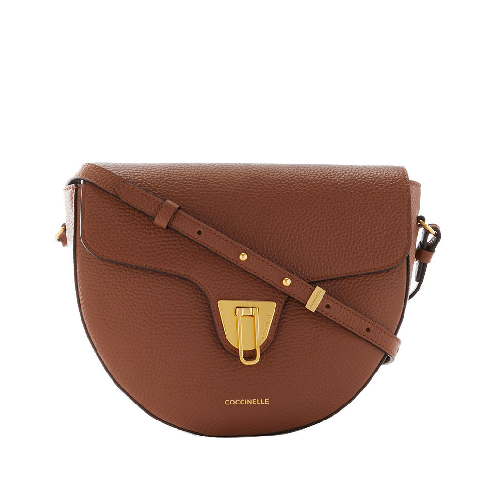 Borsa Donna a Tracolla COCCINELLE in Pelle linea Beat Soft Medium colore Brule